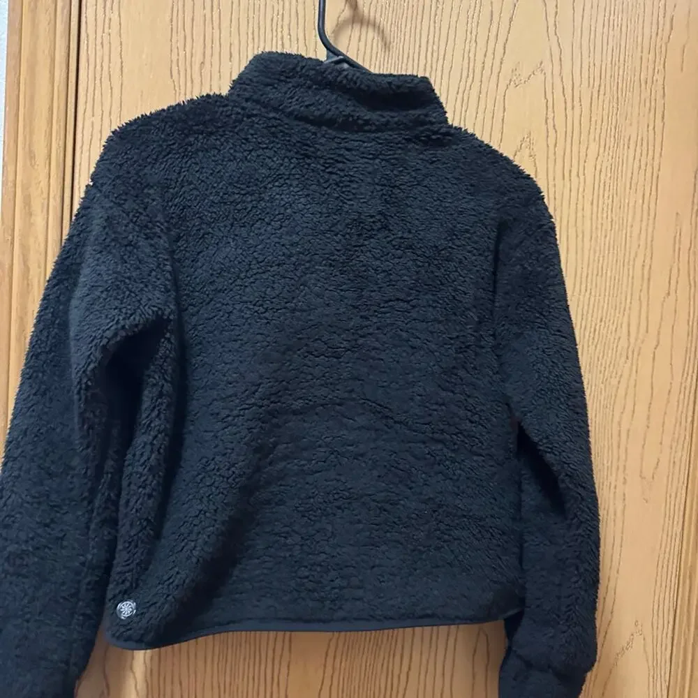 Athleta girls teddy bear jacket size 12